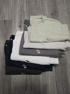 Abercrombie & Fitch Slim Polished Set Of Tees